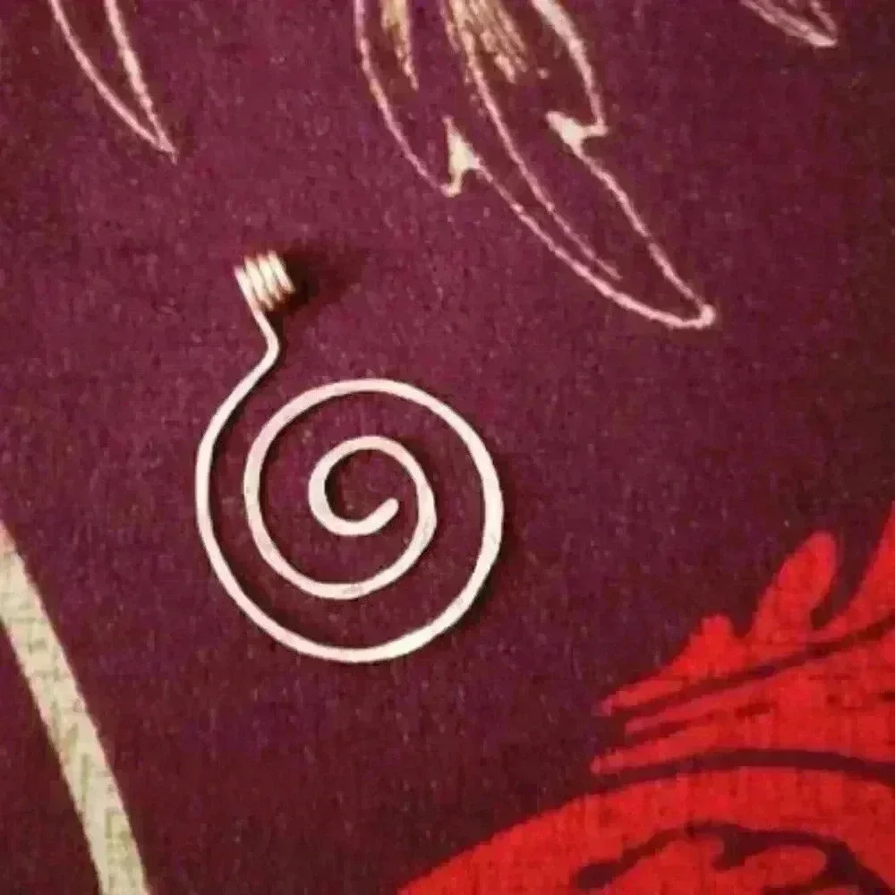Copper Spiral Pendant